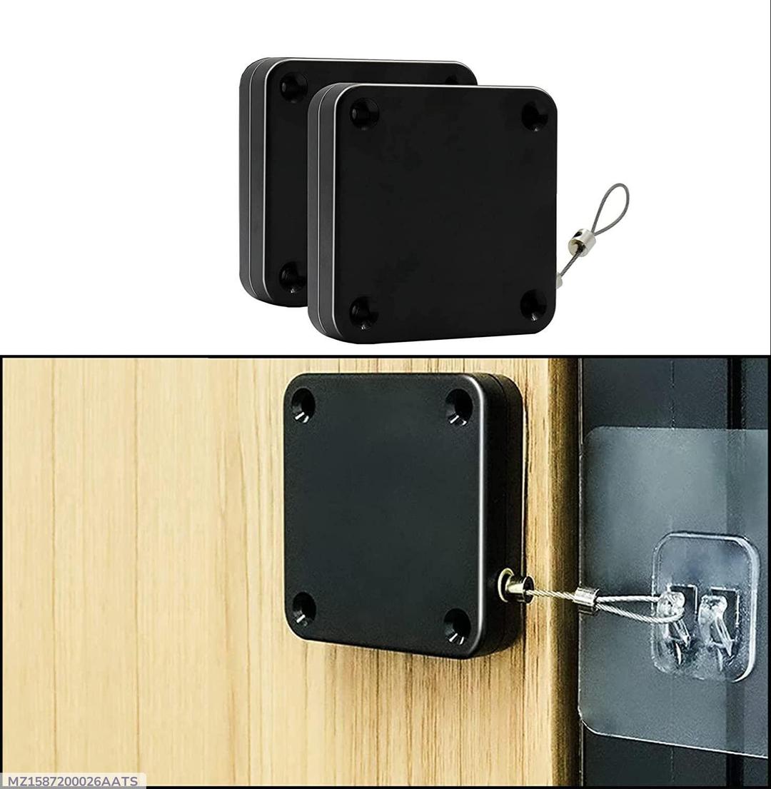 Versatile Door Stopper - 2 Pcs Affordable and Effective Solution in White