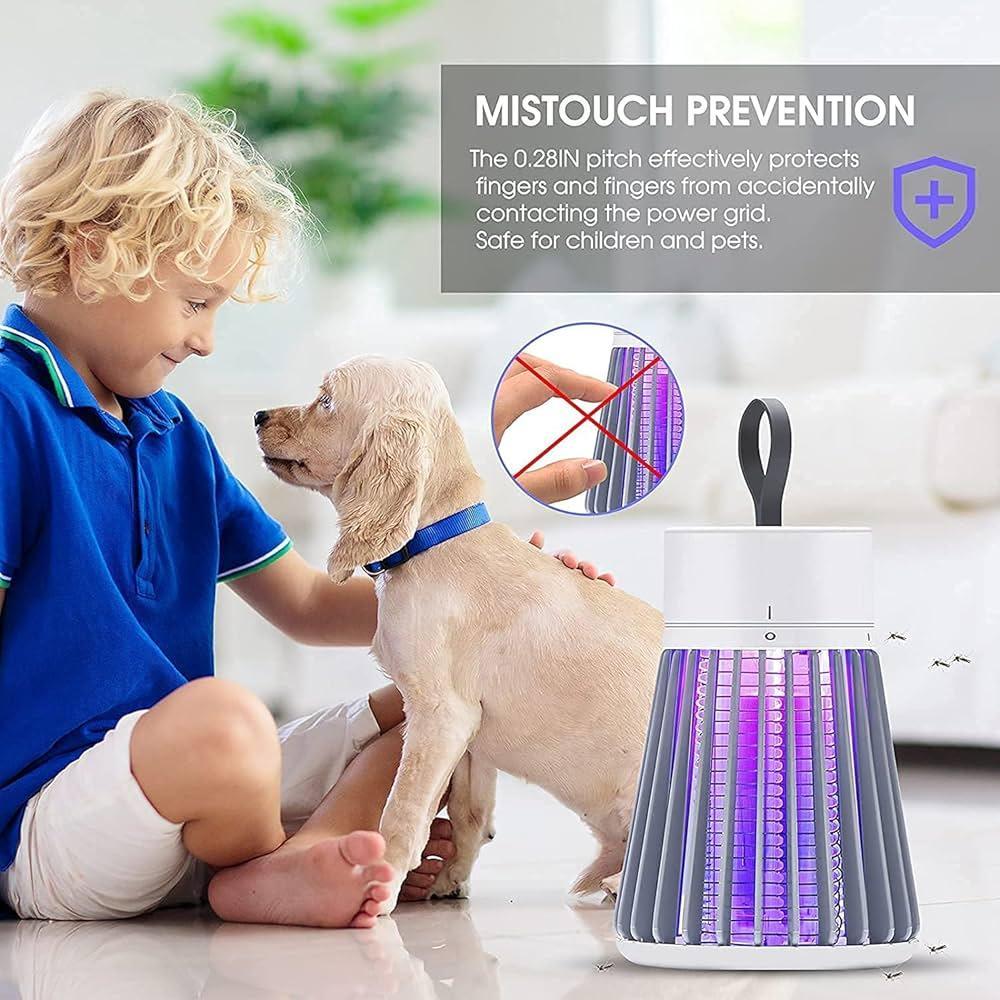 USB Mosquito Killer Lamp White ABS Portable