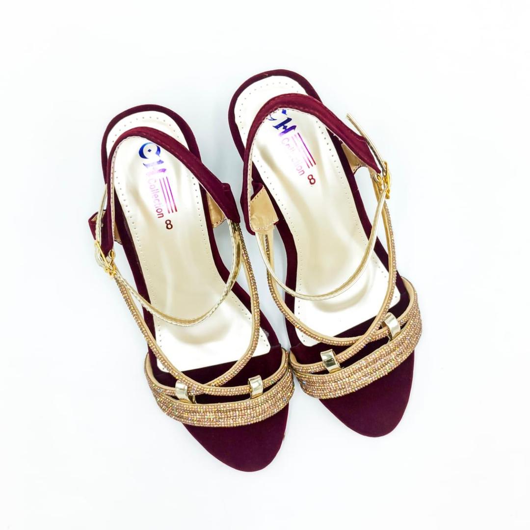 Rhinestone Heels for Women Wedding Wear
