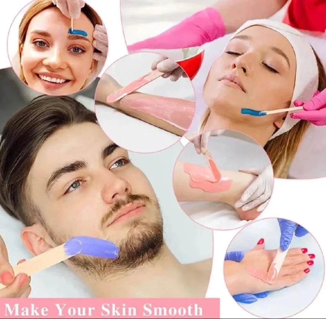 Pink Wax Heater for Smooth Hair Removal at Home