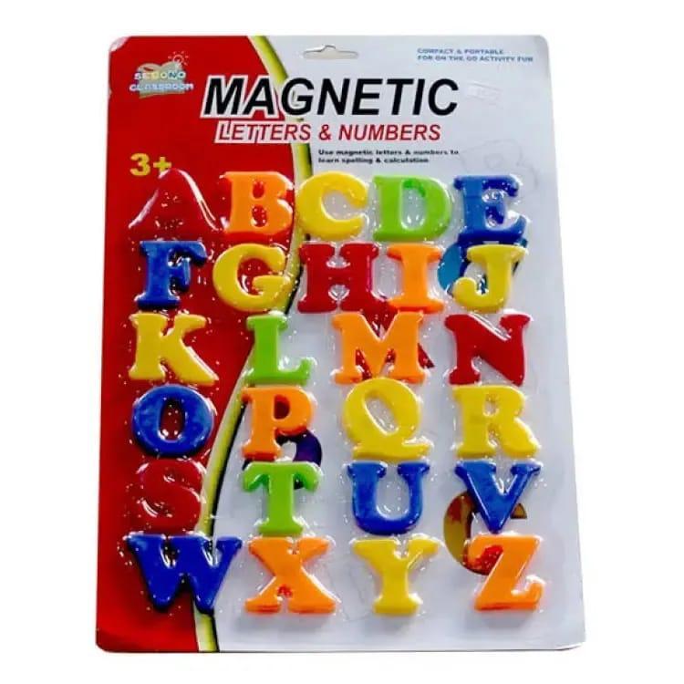 Magnetic Alphabet Letters Set for Kids 3-5 Years Multicolor Plastic