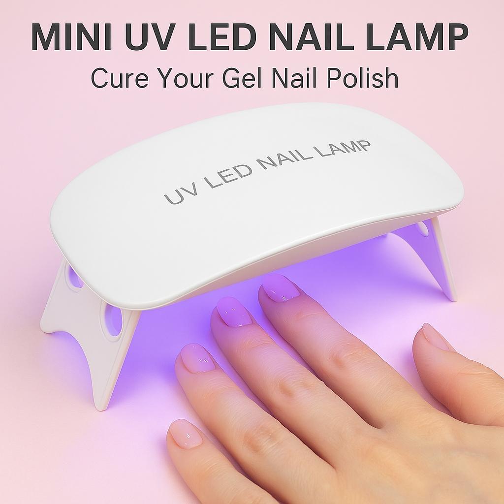 Mini UV LED Nail Lamp for Gel Polish Currying