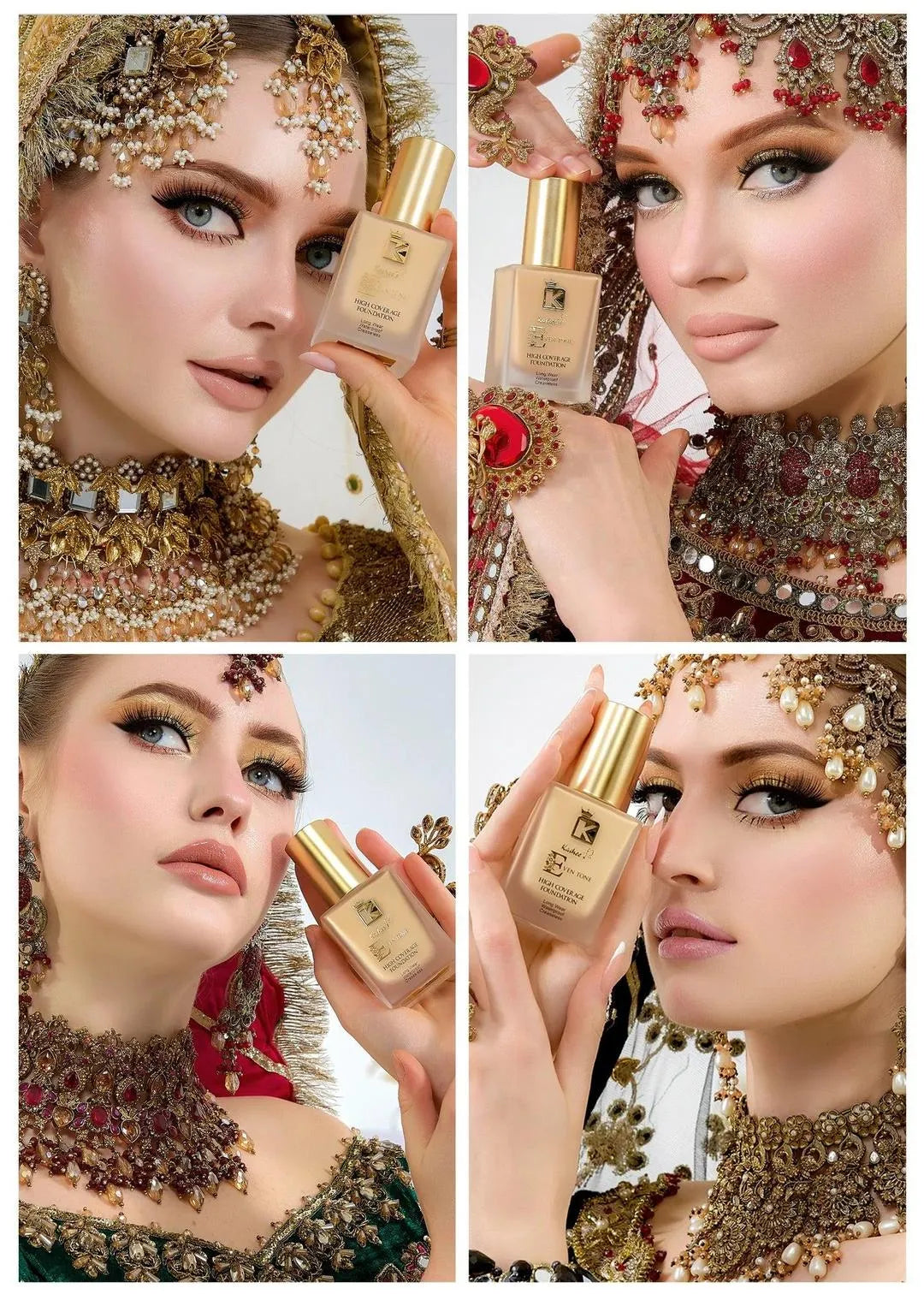 Kashees Foundation And Compact Powder Deal, Buy 1 Get 1 Free