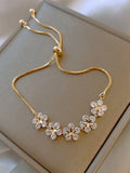 1pc Fashionable Petal Bracelet, Elegant Design For Girl