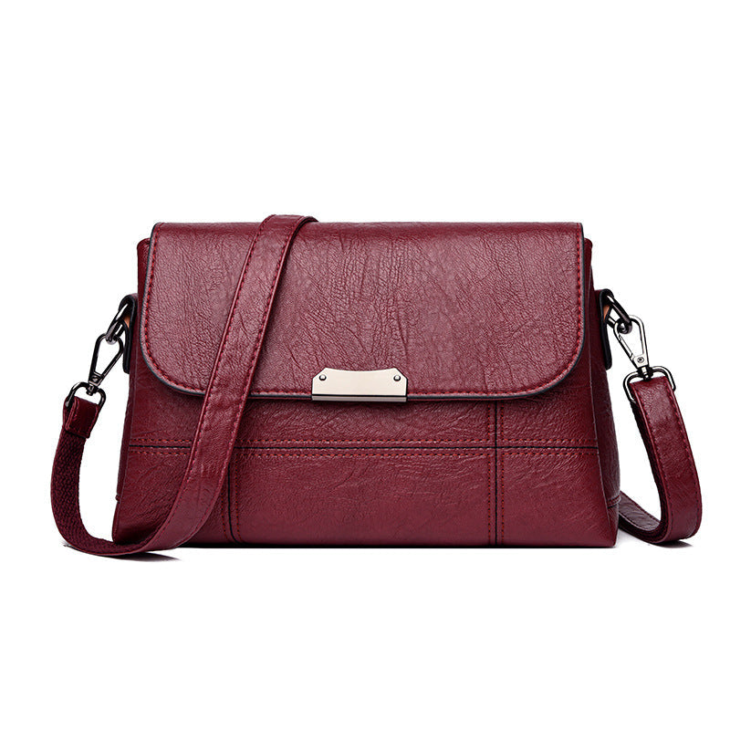 Black Korean Style Shoulder Messenger Bag for Women