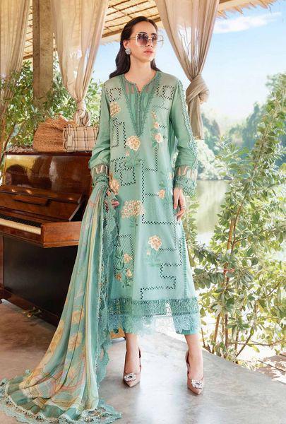 3 pcs Women's Unstitched Embroidered Suits
