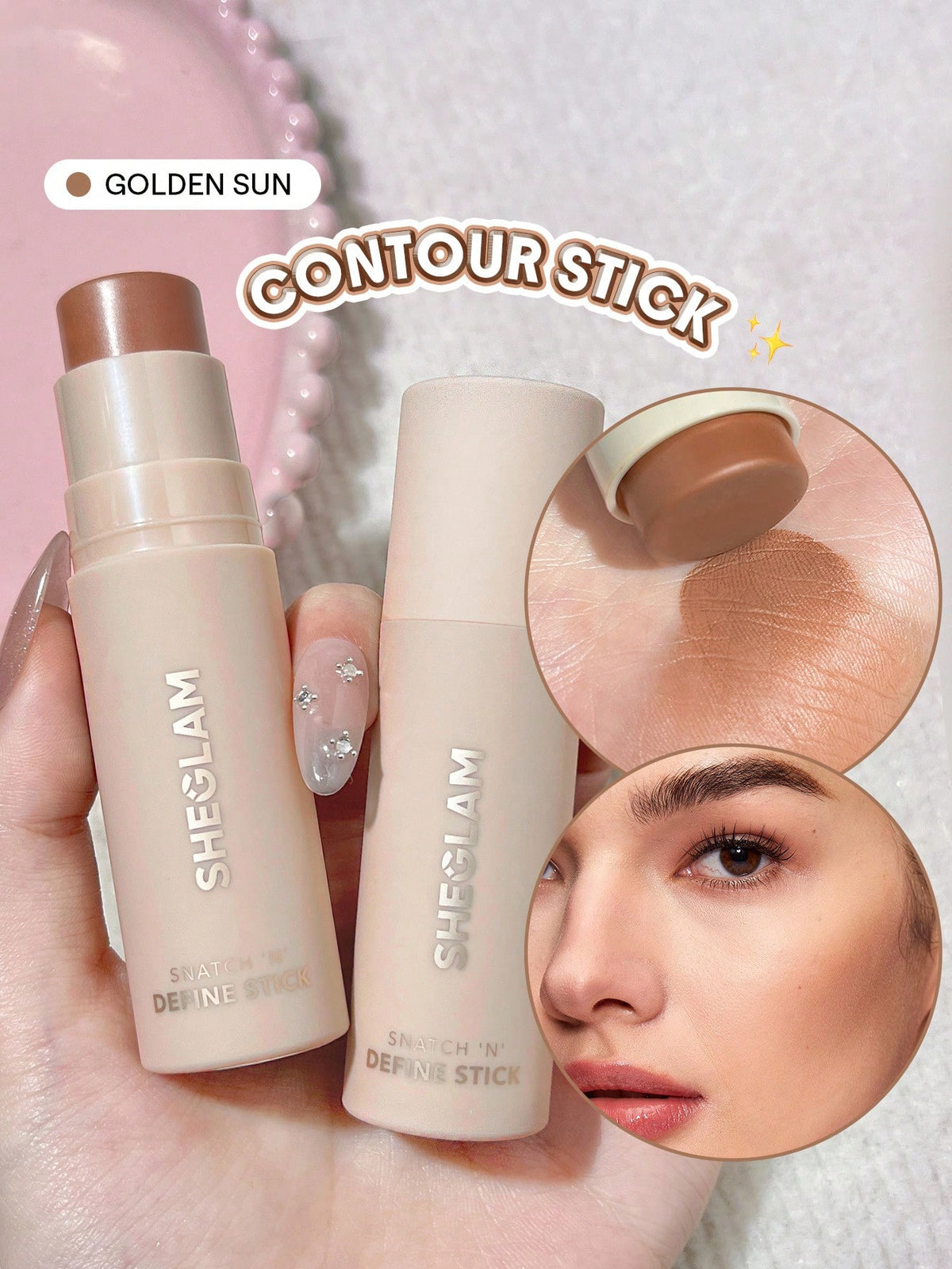 SHEGLAM Snatch 'N' Define Stick-Golden Sun Brand Beauty Cosmetic Makeup For Women And Girls