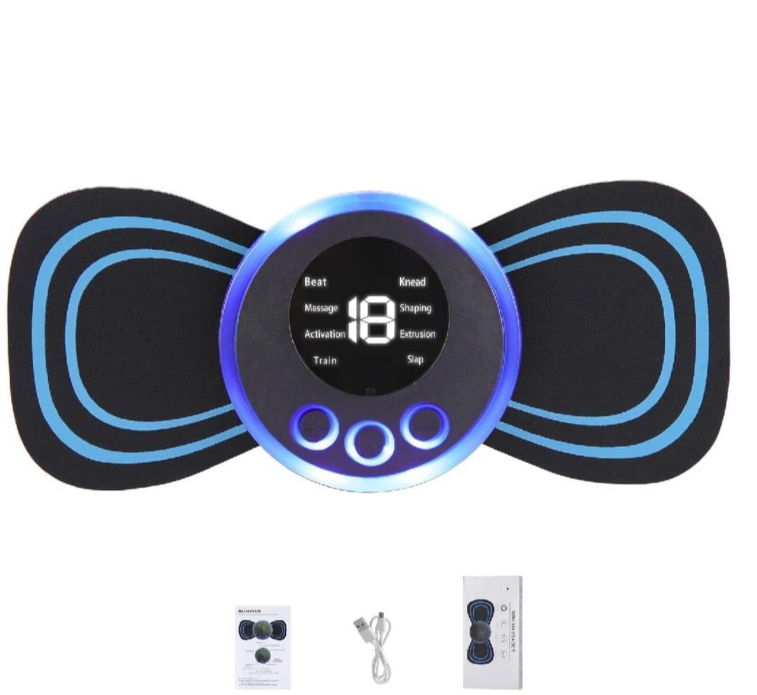Mini Rechargeable Body Massager Black Portable 5V