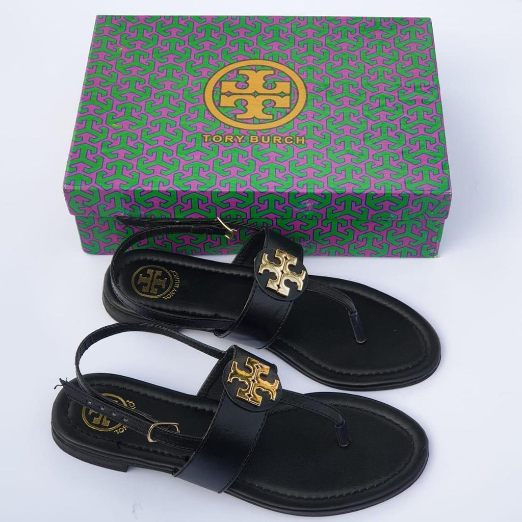 Tory Burch Brown Leather Sandals Size 7
