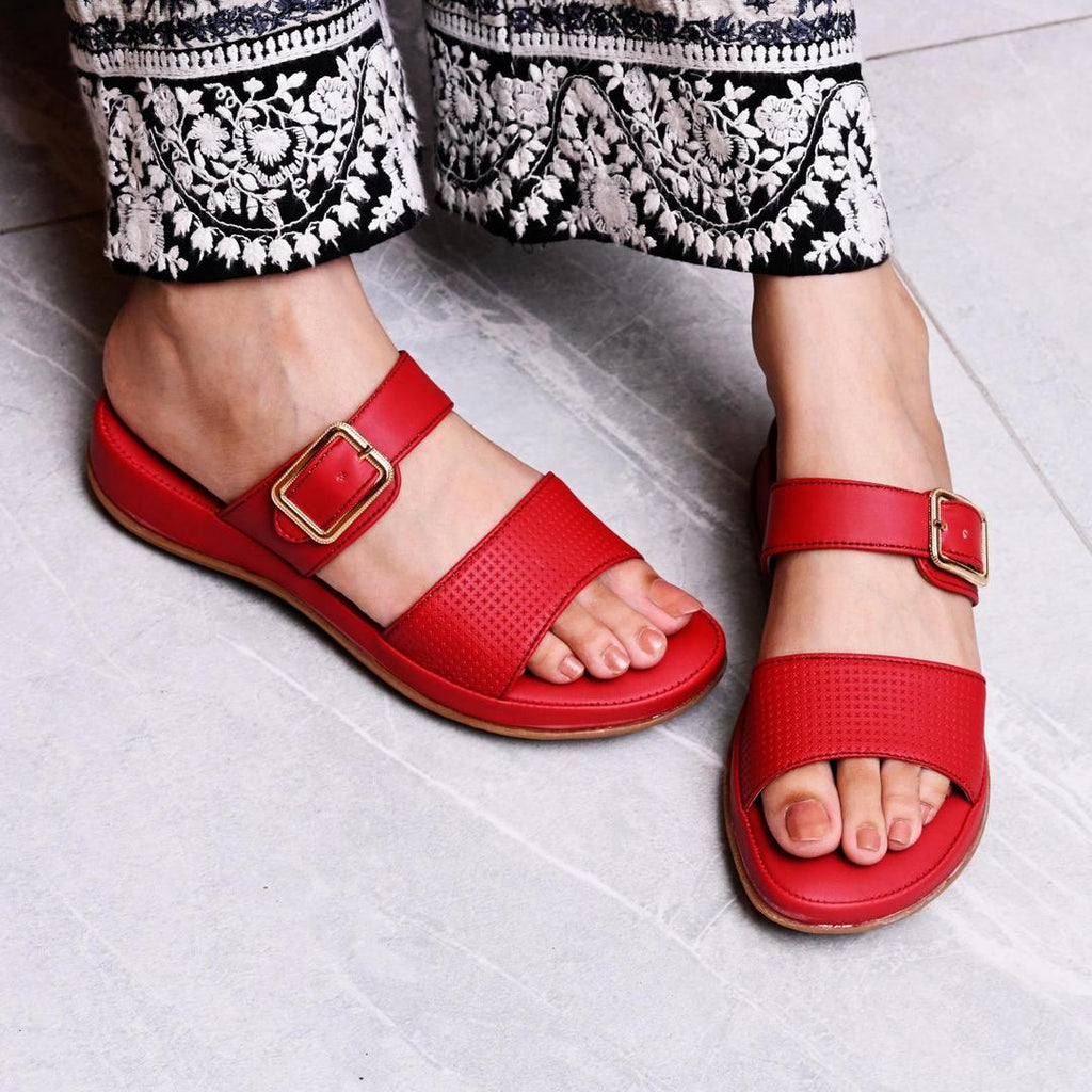 Women's Synthetic Leather Medicated Soft Chappal