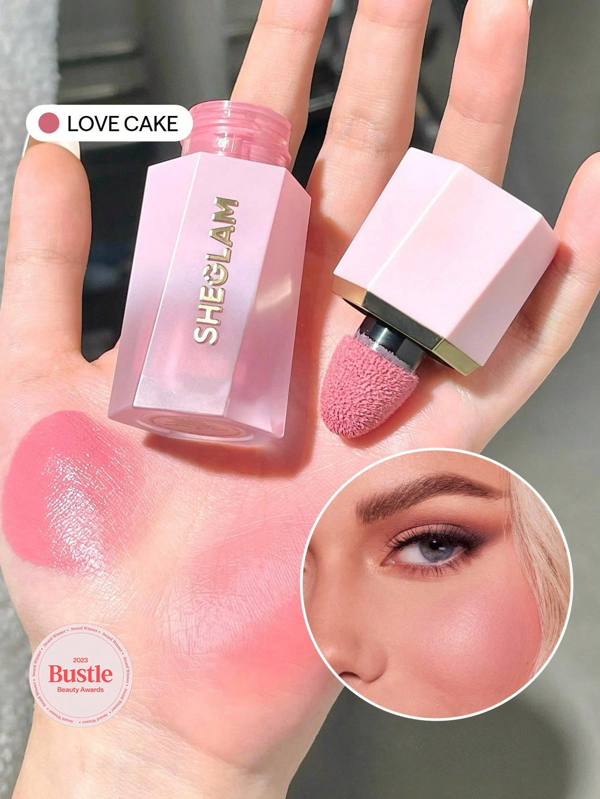 SHEGLAM Color Bloom Liquid Blush-Love Cake Brand Beauty Cosmetic Makeup For Women And Girls