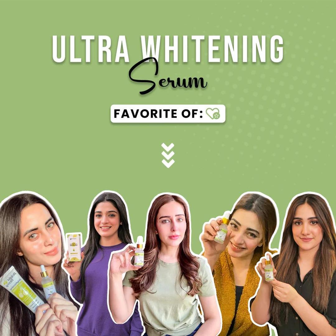 Ultra Whitening Serum: Skin Brightening & Dark Spots Removal Face Serum (30ml)
