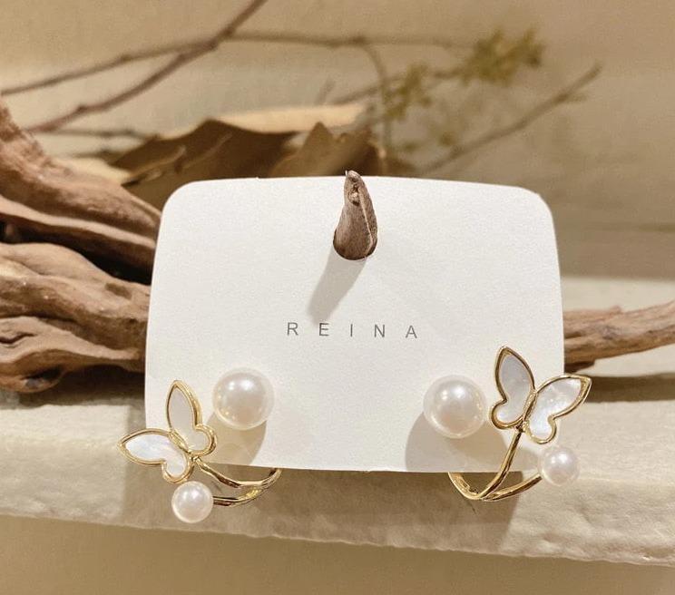 Golden Butterfly Earrings for Women, Lightweight & Durable