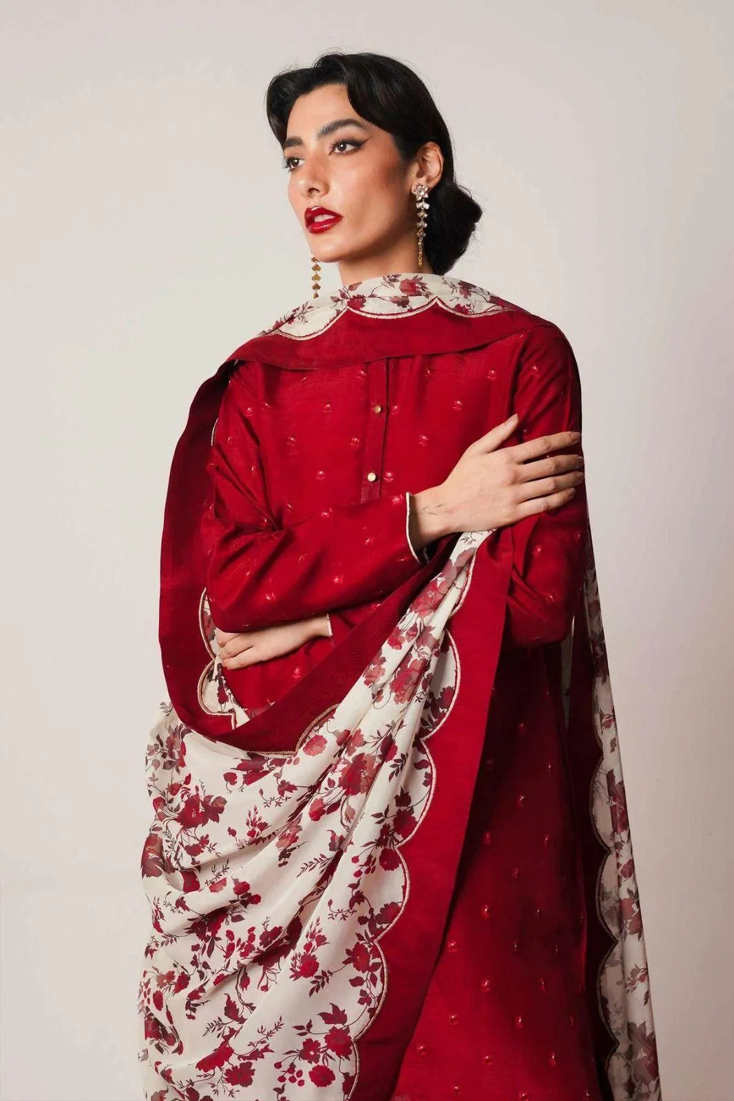 MOST HIT MIX DESIGNS 3 Pcs Unstitched Embroidered Suit