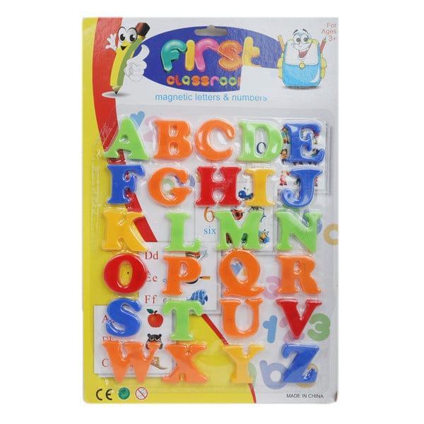 Magnetic Alphabet Letters Set for Kids 3-5 Years Multicolor Plastic