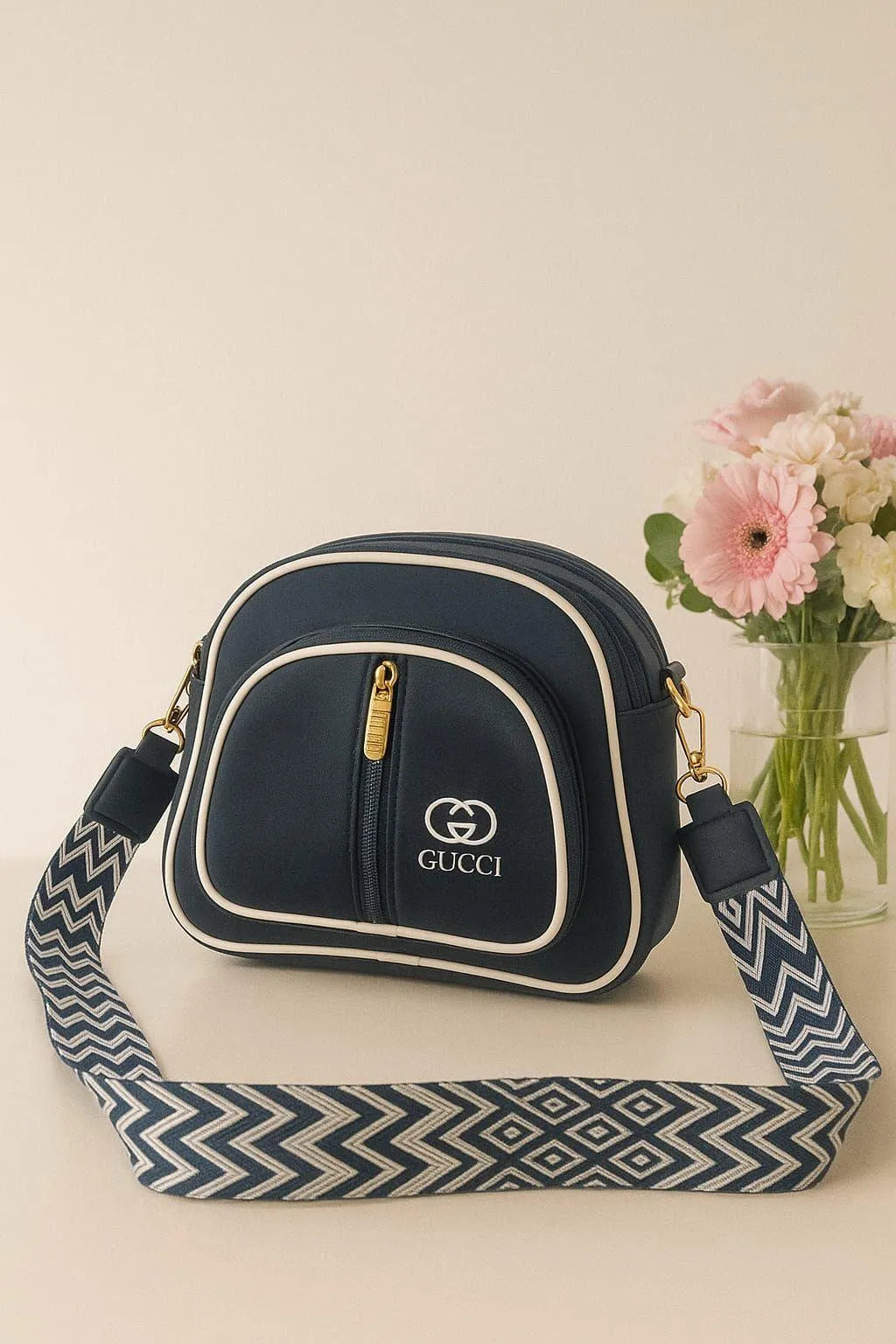 Girl's Leather Plain Shoulder Bag
