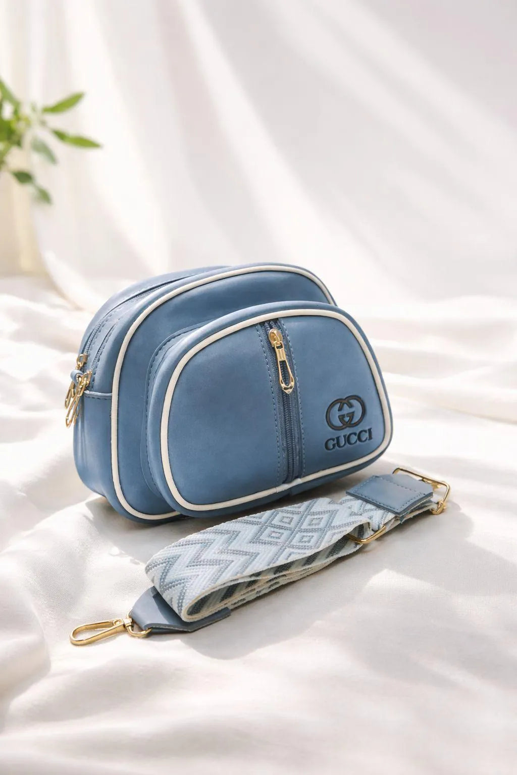 Girl's Leather Plain Shoulder Bag