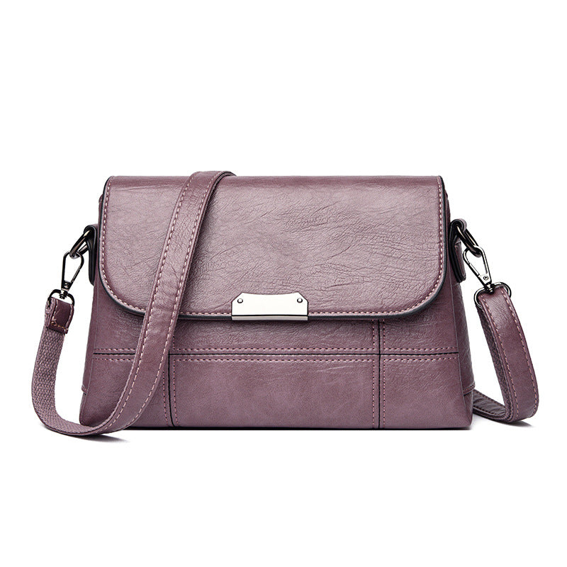 Black Korean Style Shoulder Messenger Bag for Women