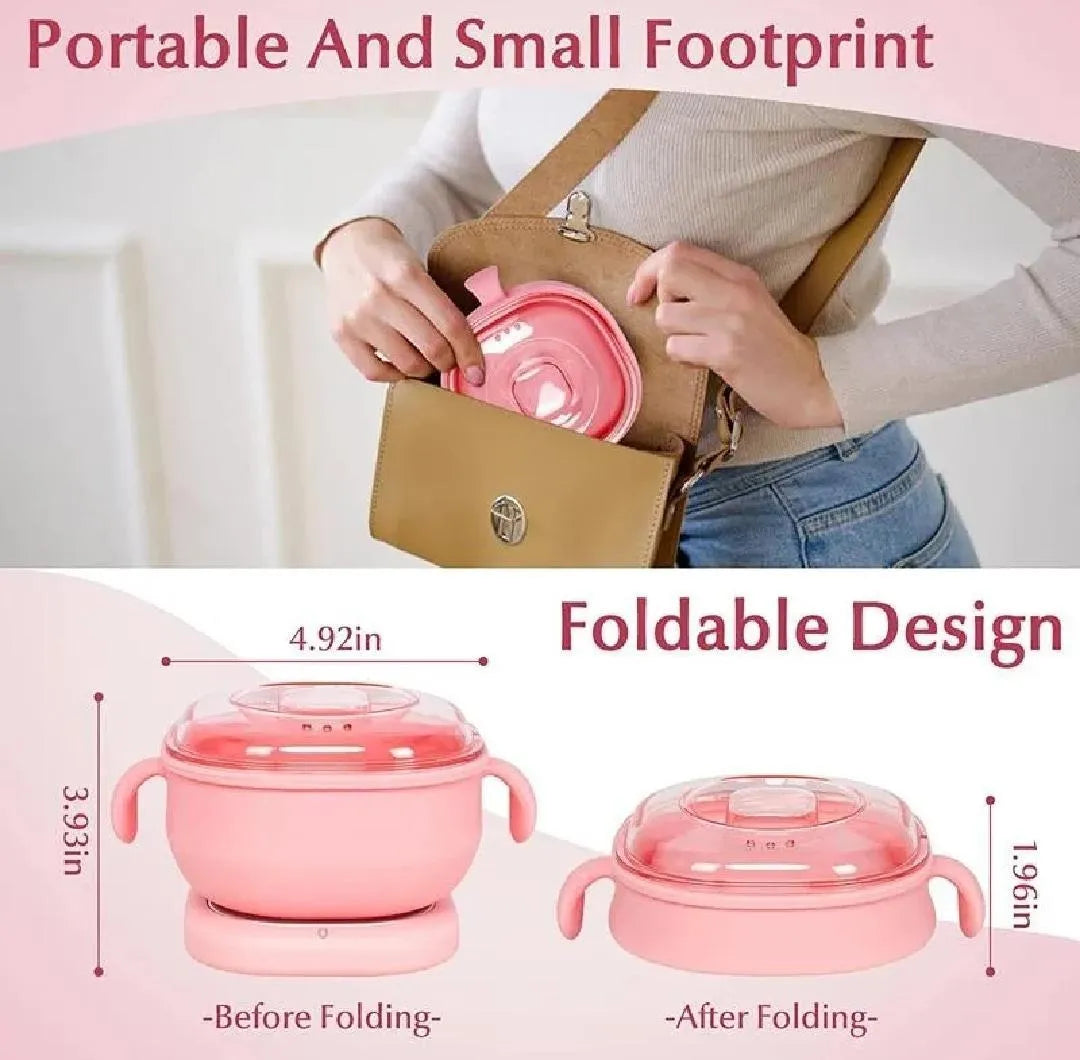 Pink Wax Heater for Smooth Hair Removal at Home