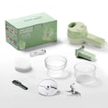 Multifunctional Handheld Vegetable Cutter Green 20.5cm