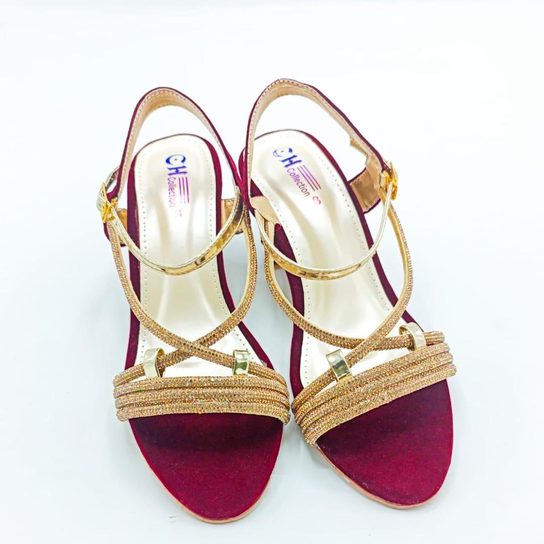 Rhinestone Heels for Women Wedding Wear