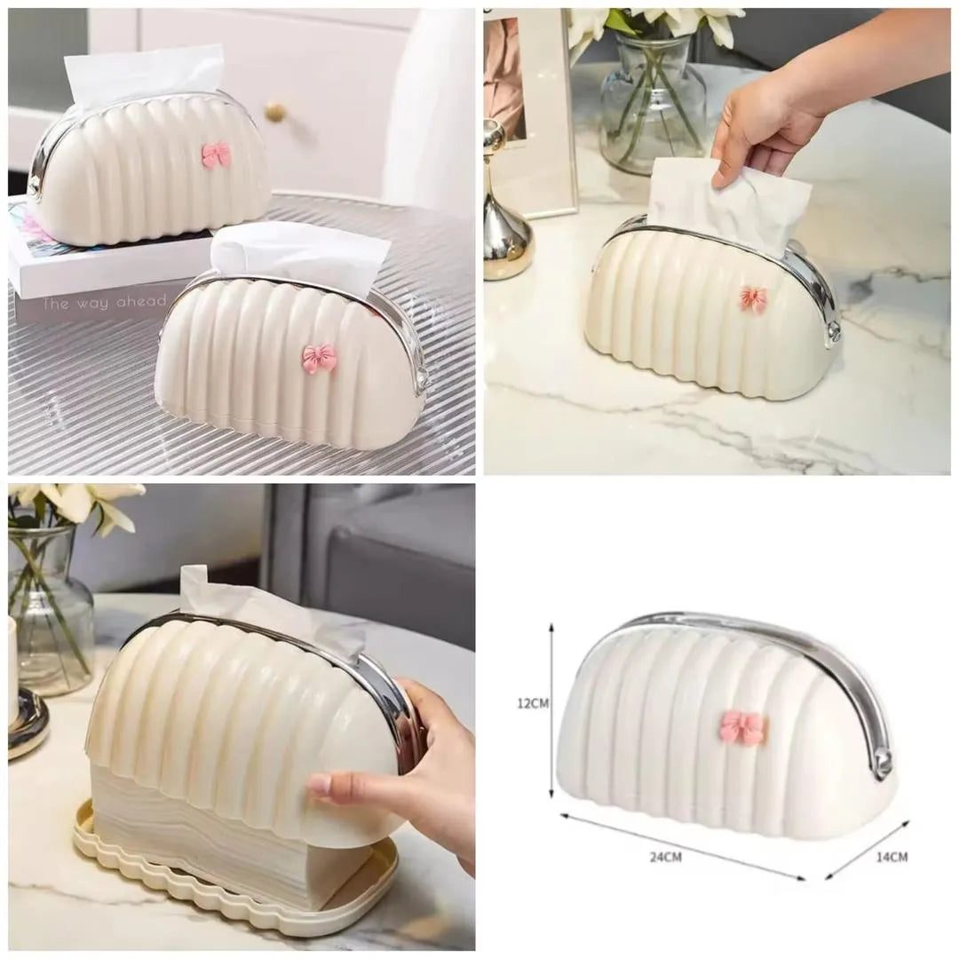 Shell Tissue Box, 3 PCs