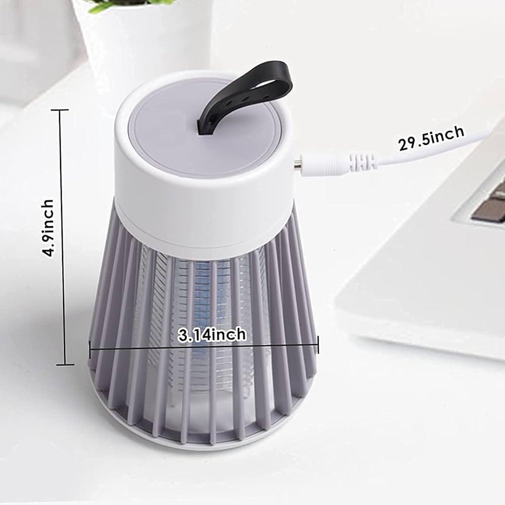 USB Mosquito Killer Lamp White ABS Portable