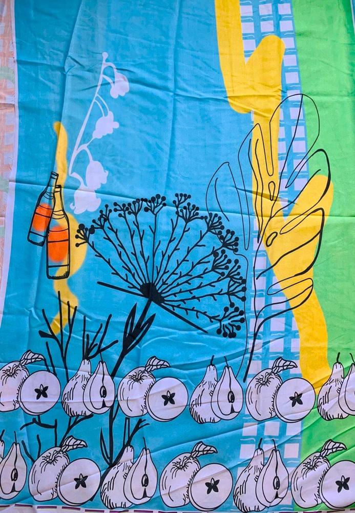 Swiss Lawn Printed Shirt Blue Floral Summer Wear