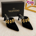 Elegant Women's Velvet Heels - 1 Pcs Fancy, Formal, and Casual Footwear