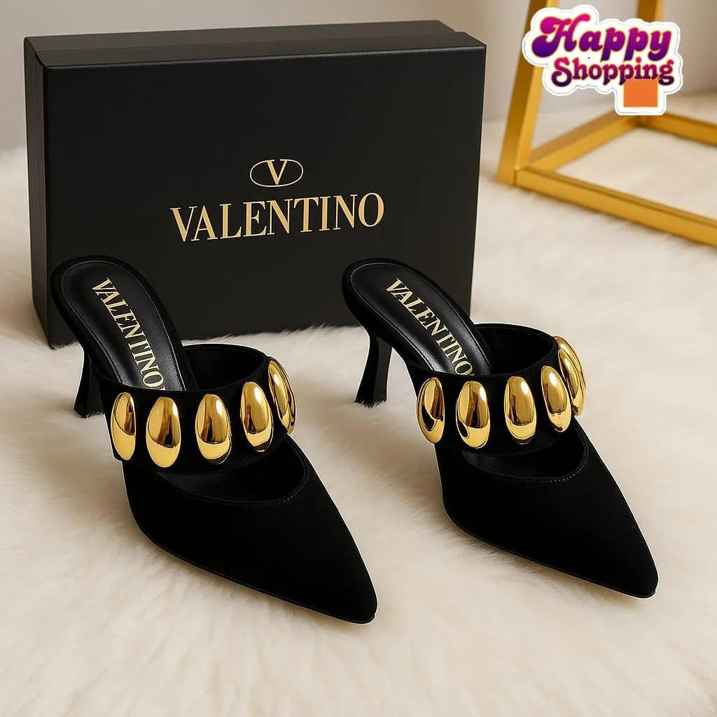 Elegant Women's Velvet Heels - 1 Pcs Fancy, Formal, and Casual Footwear