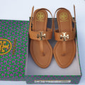 Tory Burch Brown Leather Sandals Size 7
