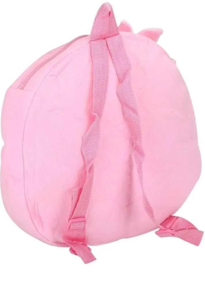Pink Plush Bunny Backpack for Girls Kids School Play