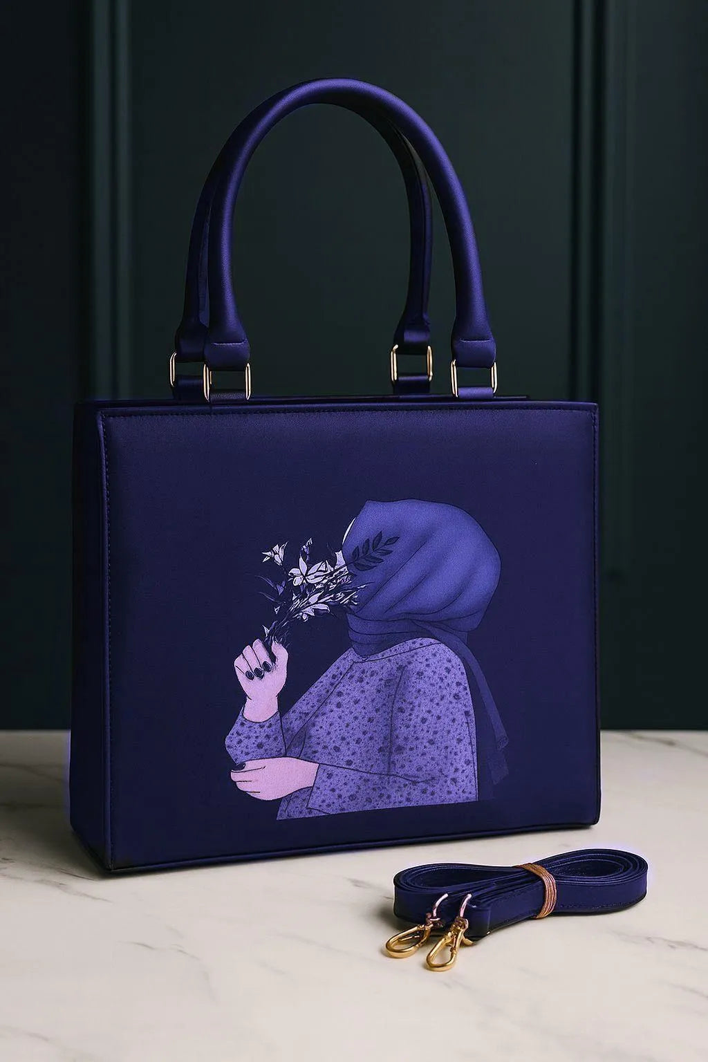 Girl's Nylon Plain Hand Bag