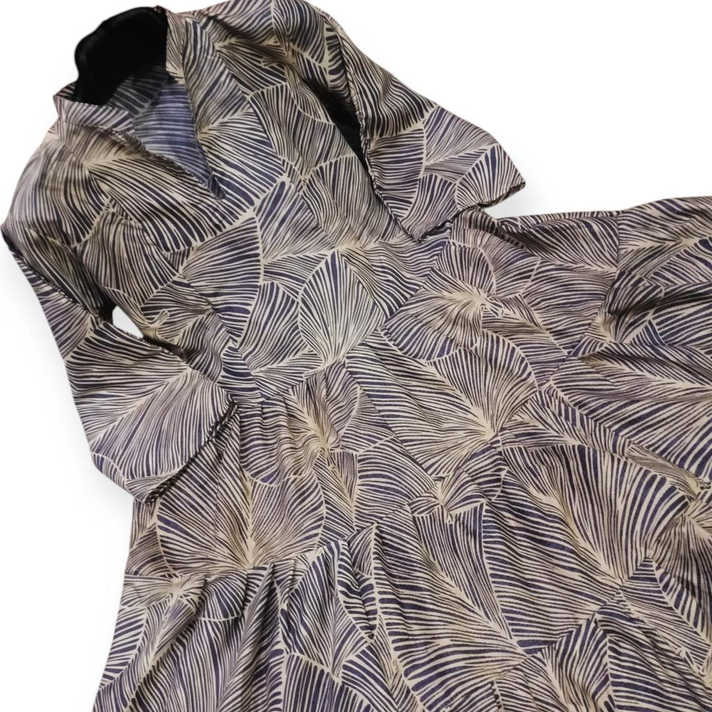 2 Pcs Women's Stitched Cambric Printed Frock And Trouser