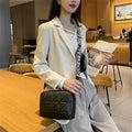 Girl's White PU Leather Embroidered Crossbody Bag, C-AR-5 White