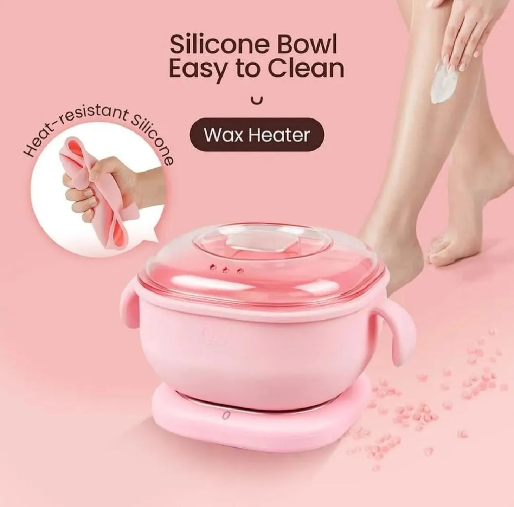 Pink Wax Heater for Smooth Hair Removal at Home