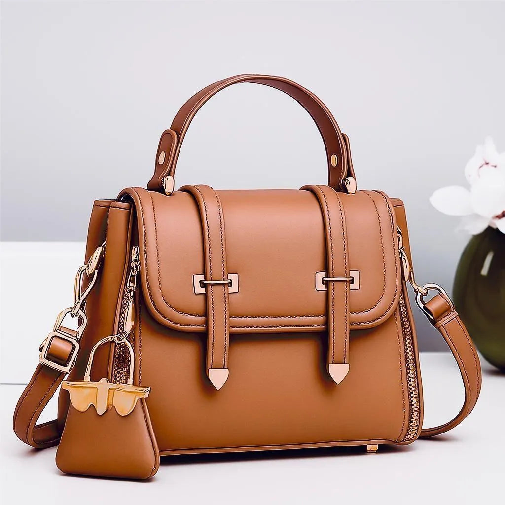 Girl's Rexine Plain Hand Bag