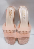 Women's Pink Rexine Fancy Sandals Size 7-11