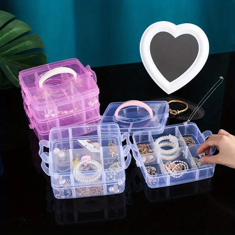 1 Pc Pink and White Easy To Wear Jewellery Box