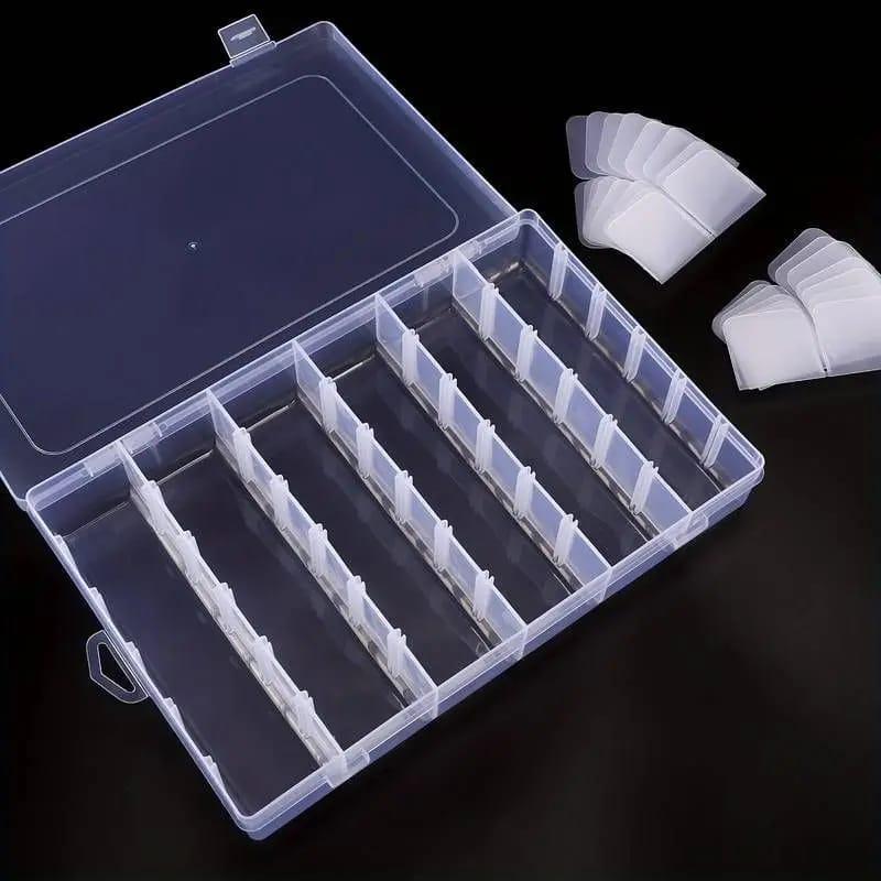 36 Grids Transparent Plastic Jewellery Storage Box