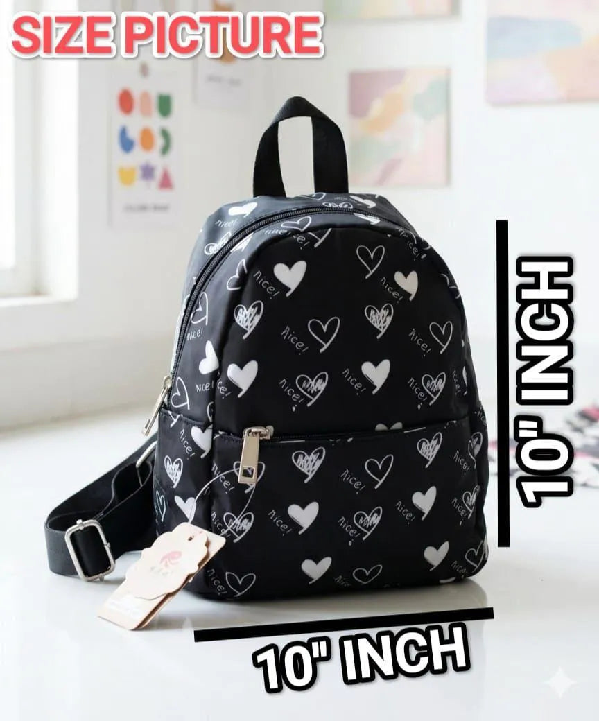 Medium Colorful Tropical Print Backpack for Girls