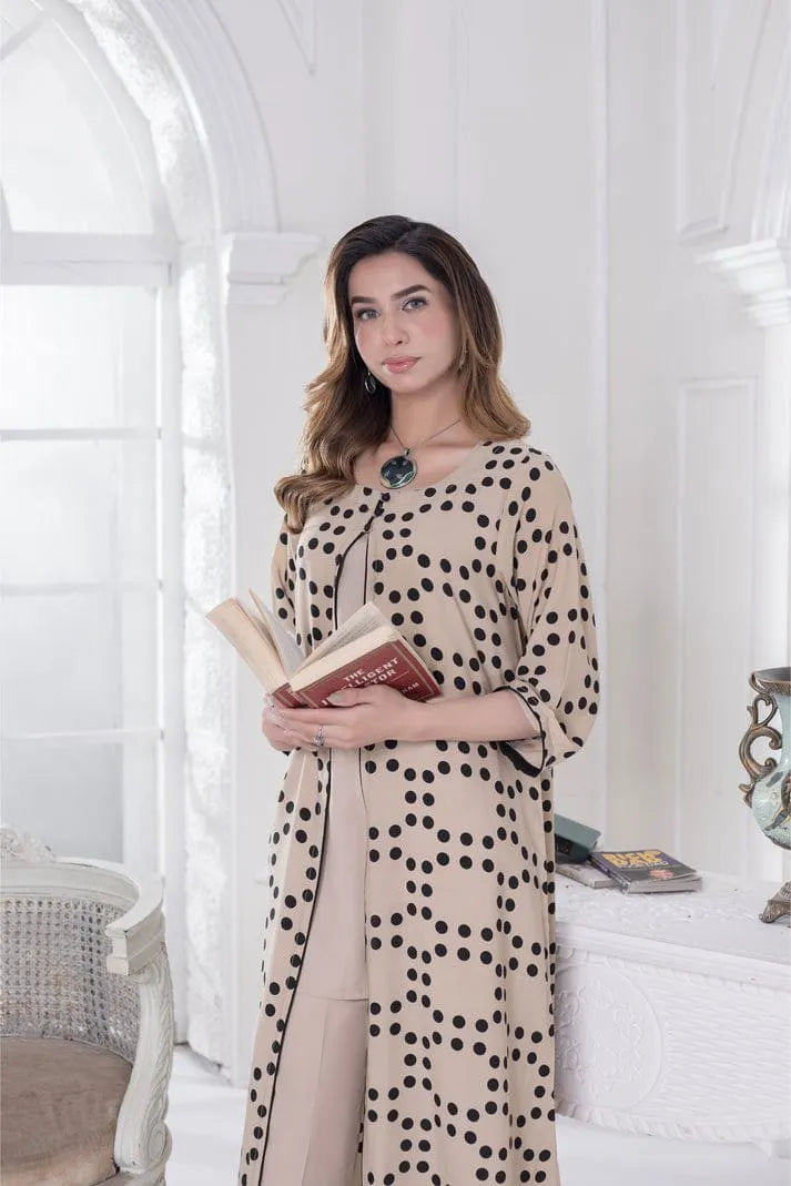 3 Pcs Women's Stitched Swiss Voile Printed Suit