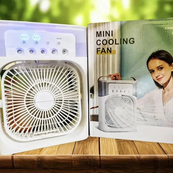 Portable Mini Air Cooler Fan with Humidifier for Summer Use