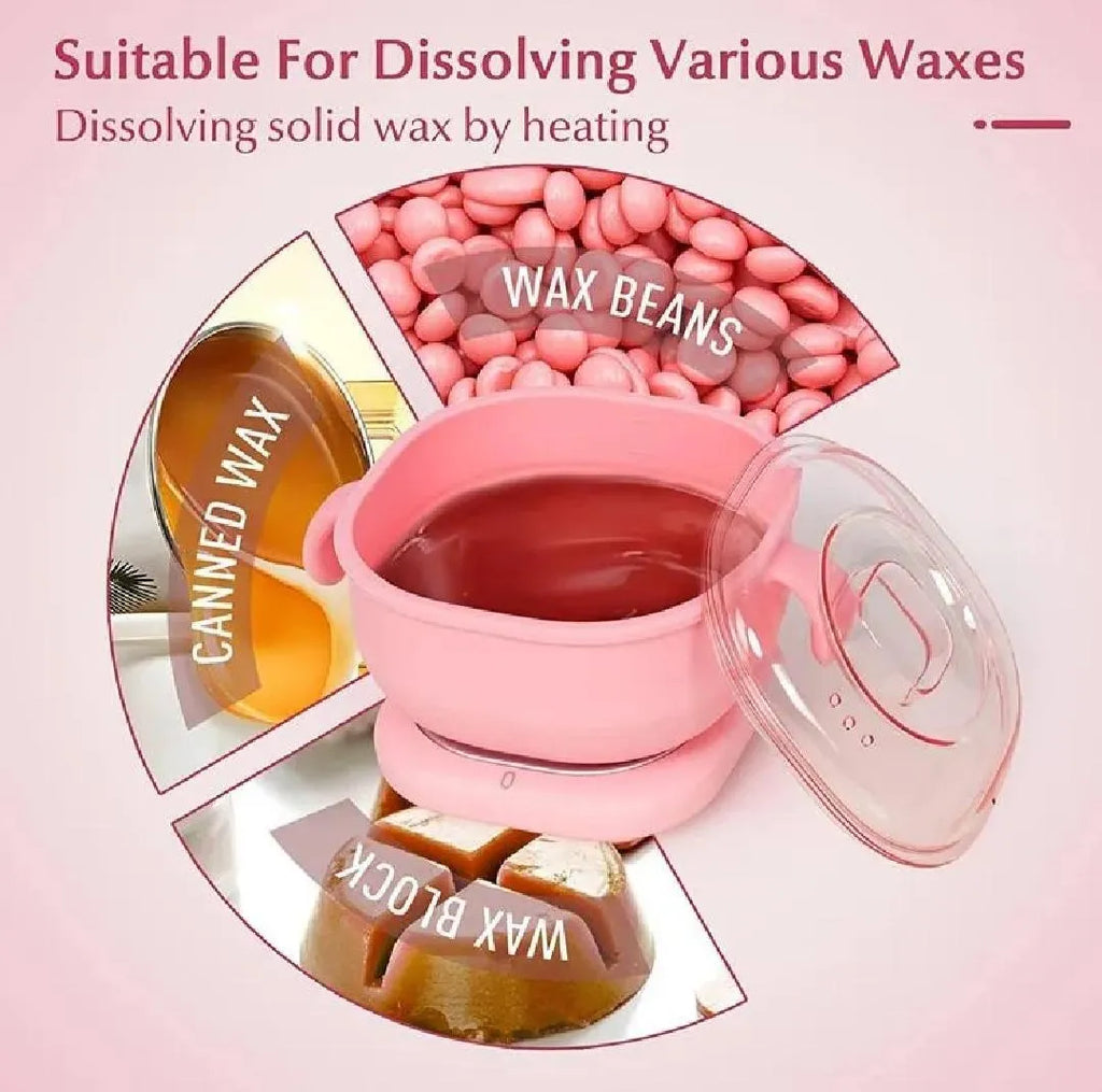 Pink Wax Heater for Smooth Hair Removal at Home