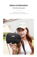 Stylish Girl's Crossbody Bag - Off White 1 Pc with Embroidered Pattern