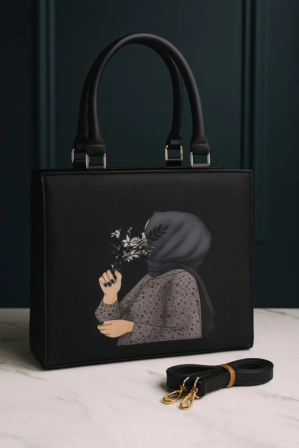 Girl's Nylon Plain Hand Bag