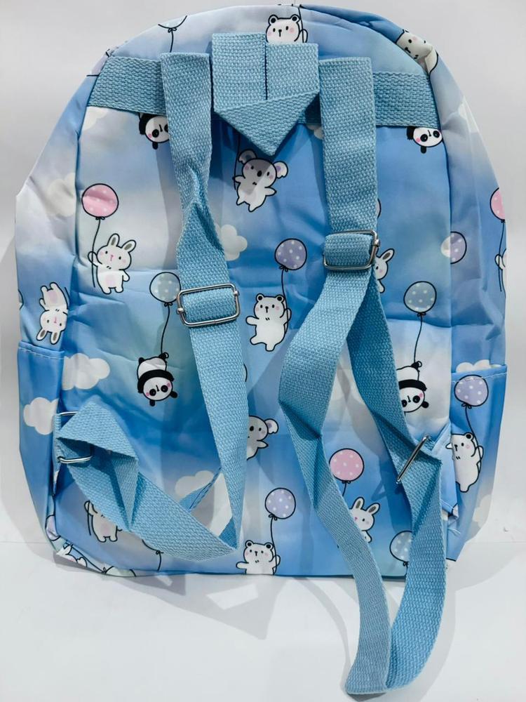 Girls Parachute Backpack with Panda Bunny Design