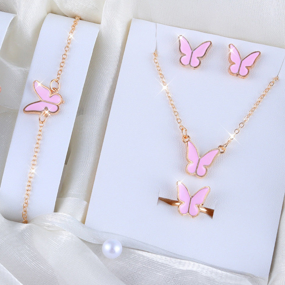 Matching watch bracelet suit exquisite simple versatile niche fashion high sense clavicle chain temperament necklace suit