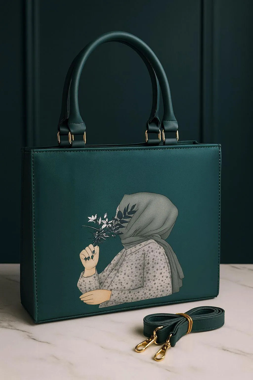 Girl's Nylon Plain Hand Bag