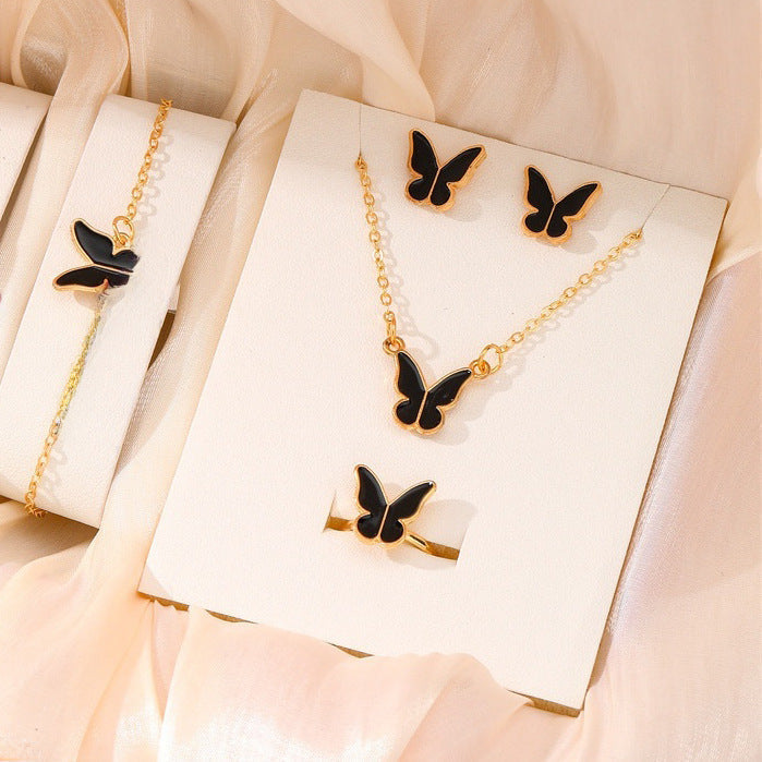 Matching watch bracelet suit exquisite simple versatile niche fashion high sense clavicle chain temperament necklace suit